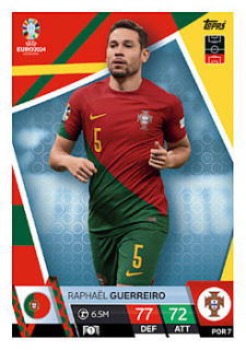 Raphael Guerreiro Portugal Topps Match Attax EURO 2024 #POR7